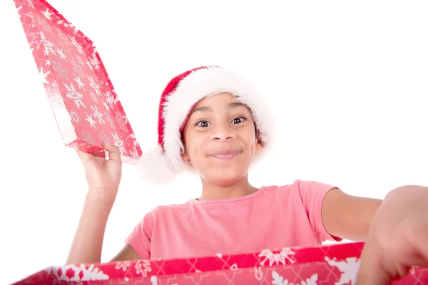 Kleines Mädchen zu Weihnachten — Stockfoto
