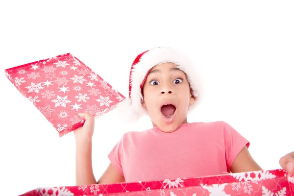 Bambina a Natale — Foto Stock