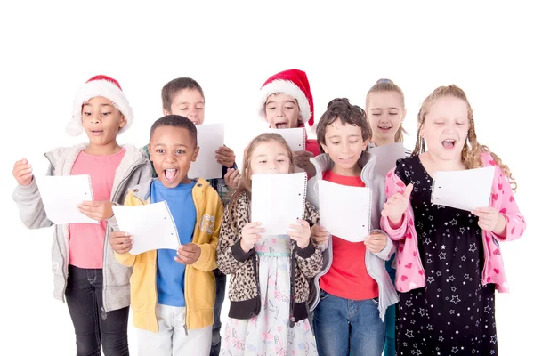 Bambini piccoli a Natale — Foto Stock