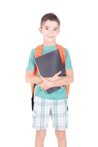 Menino na escola — Fotografia de Stock