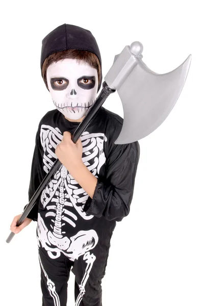 Ragazzo ad Halloween — Foto Stock