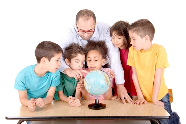 Kinderen op school — Stockfoto