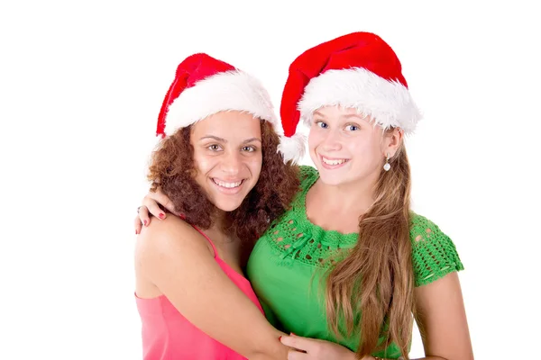 Friends at christmas — Stock Photo, Image