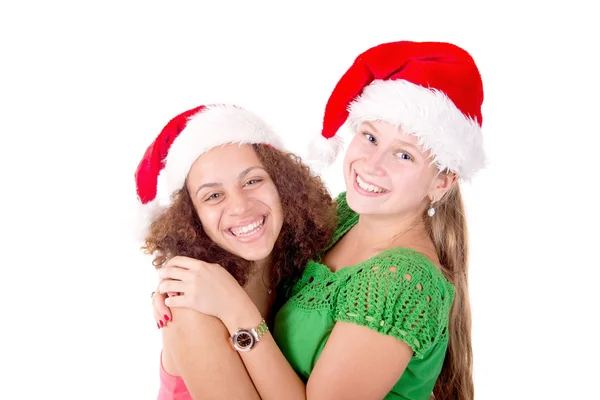Friends at christmas — Stock Photo, Image