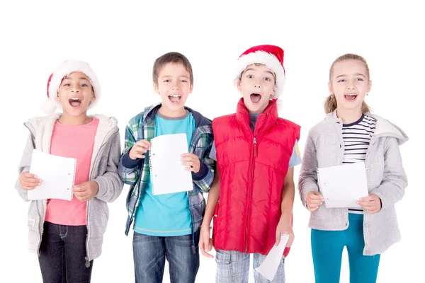 Kids on christmas — Stock Photo, Image