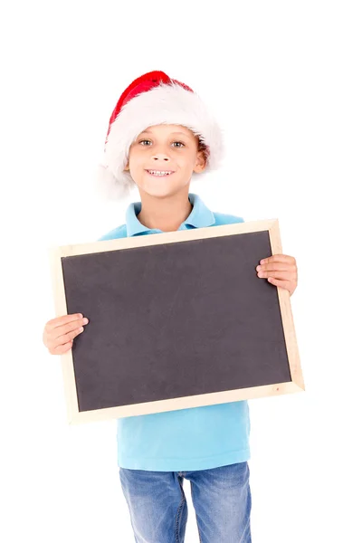 Chlapec na Vánoce — Stock fotografie