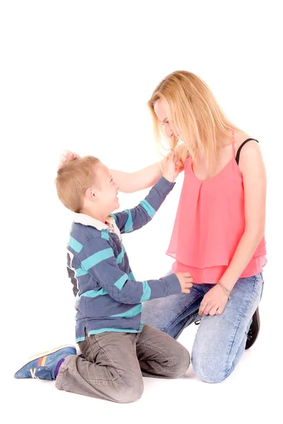 Hermano y hermana — Foto de Stock