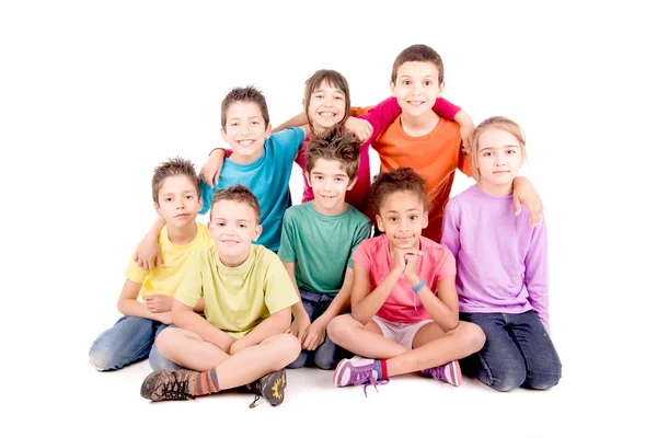 Kleine kinderen die zich voordeed — Stockfoto