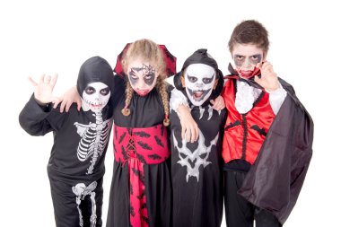 Cadılar Bayramı'nda çocuk