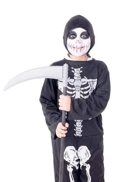 Kid op halloween — Stockfoto