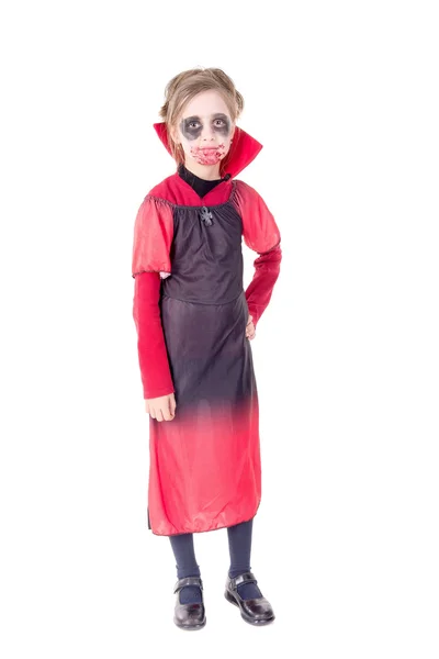 Kid på halloween — Stockfoto