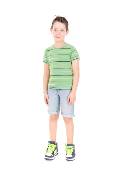 Kleine jongen poseren — Stockfoto