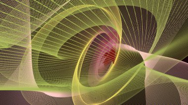 Çizgili Gradyan Ağ Dalga Arkaplanı