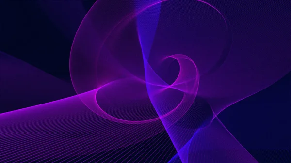 Dynamic Wavy Linear Particles Backgrounds