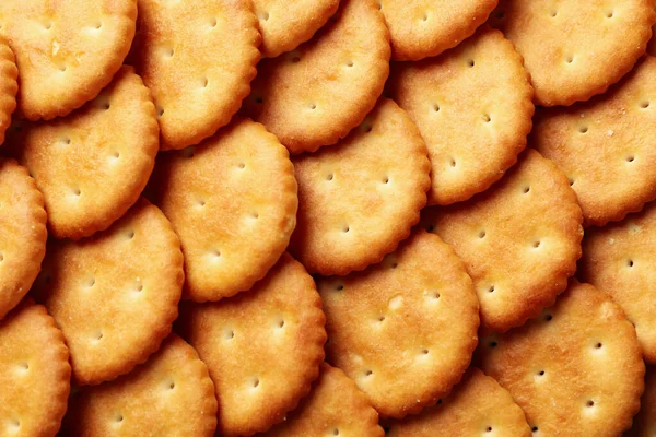 Lekkere Cracker Koekjes Hele Achtergrond Close — Stockfoto