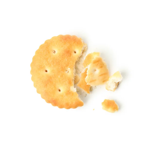 Chutné Sušenky Sušenky Izolované Bílém Pozadí — Stock fotografie