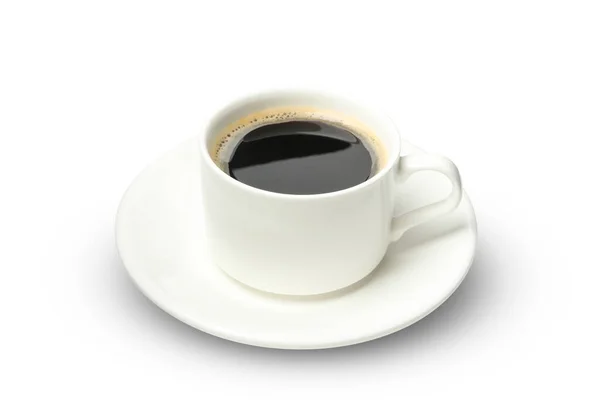 Taza Café Aislado Sobre Fondo Blanco — Foto de Stock