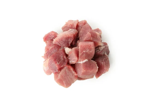 Fresh Raw Meat Isolated White Background — Stock Photo, Image