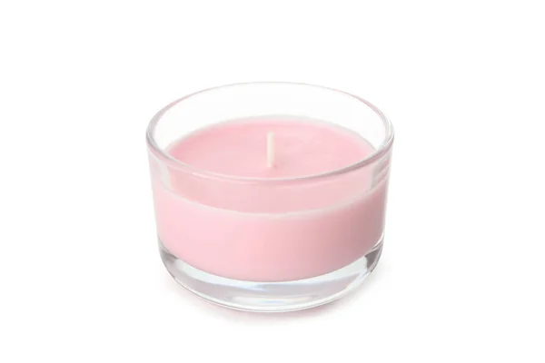 Scented Candle Relax Isolated White Background — Stock Photo, Image