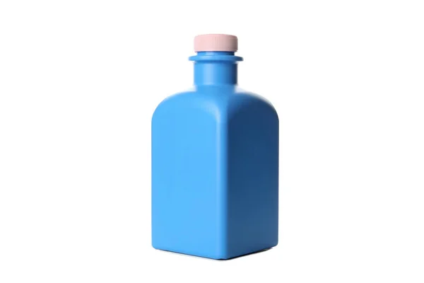 Flasche Mit Waschflüssigkeit Isoliert Auf Weißem Hintergrund — Stockfoto