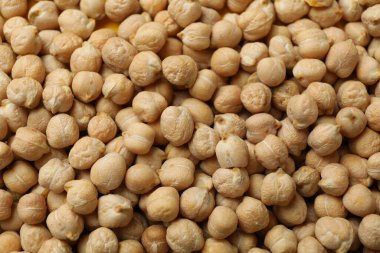 Fresh chickpea on whole background, close up
