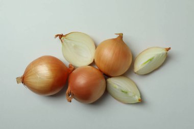 Taze taze soğan grubu, üst görünüm.