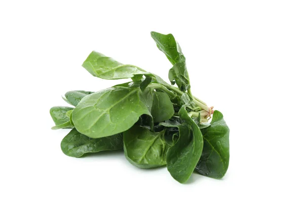 Raw Fresh Spinach Isolated White Background — Stock Photo, Image