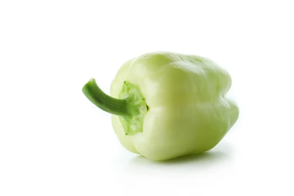 Verse Paprika Geïsoleerd Witte Achtergrond — Stockfoto