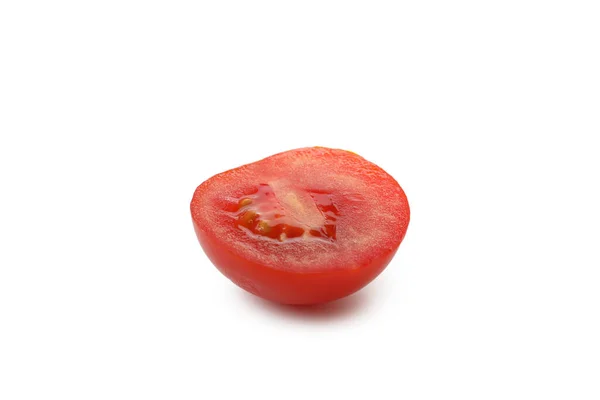 Tomate Cereza Fresco Aislado Sobre Fondo Blanco — Foto de Stock