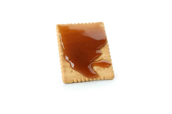 Cookie Caramel Isolated White Background — Stock Photo, Image