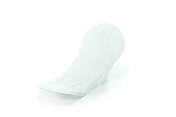 白い背景に隔離された新鮮な衛生パッド — ストック写真