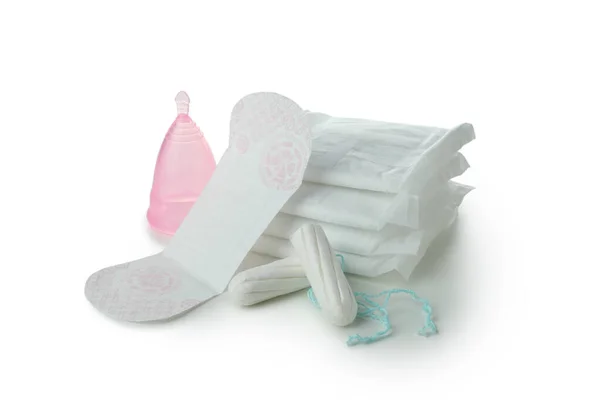 Tampão Menstrual De Higiene Feminina. Fita Rosa Com Tampão Menstrual No  Fundo Rosa. Conceito De Higiene Sanitária. Período Feminino De Menstruação.  Banner De Ciclo De Menstruação Ginecológica. Espaço De Cópia Foto Royalty