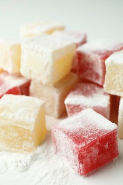 Lezzetli Türk zevk küpleri, yakın çekim ve seçici odaklanma