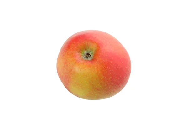 Pomme Rouge Mûre Isolée Sur Fond Blanc — Photo