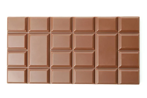 Смачний Шоколадний Батончик Ізольований Білому Тлі — стокове фото