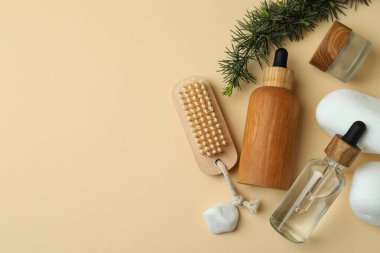 Bej arka planda çevre dostu sıfır atık kavramı