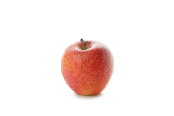 Reifer Roter Apfel Isoliert Auf Weißem Hintergrund — Stockfoto