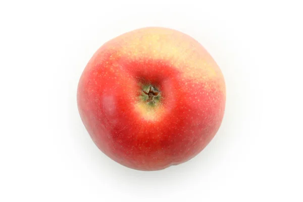 Стиглі Червоні Яблука Ізольовані Білому Тлі — стокове фото