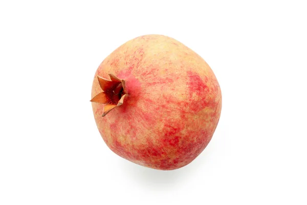 Mogna Färska Granatäpple Isolerad Vit Bakgrund — Stockfoto