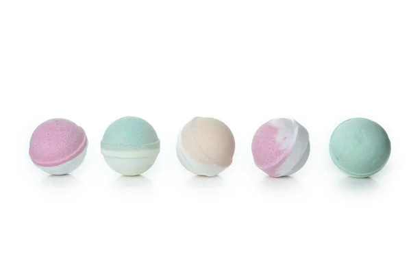 Bath Balls Isolated White Background Close — Stock Photo, Image