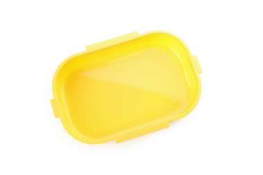 Boş beslenme çantası beyaz arkaplanda izole edildi