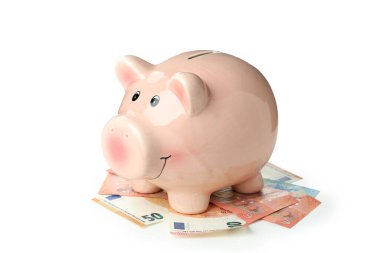 Beyaz arkaplanda izole edilmiş finans kavramı