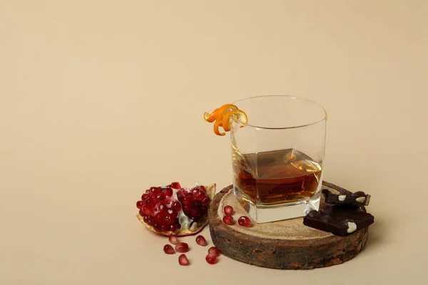 Concept Hard Alcoholic Drinks Cognac — Stock Photo, Image