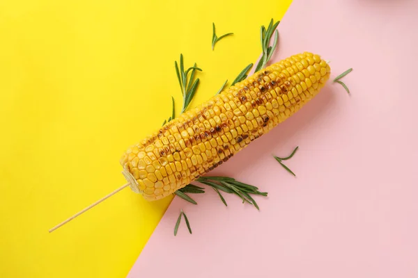 Concept Tasty Food Grilled Corn — Stock Photo, Image