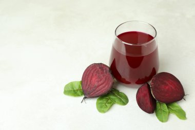 Pancar suyu ile sağlıklı içecek kavramı