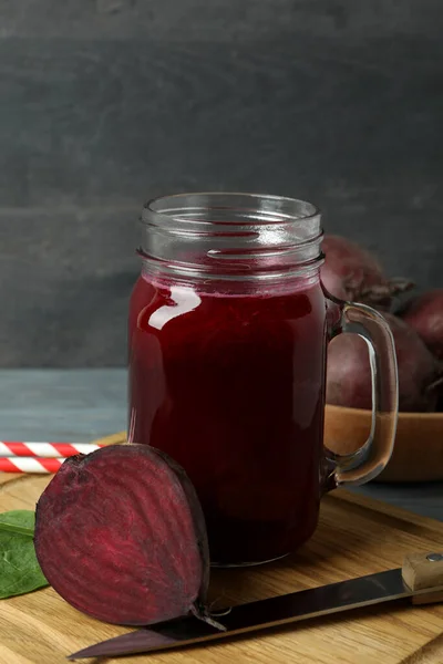 Concept Healthy Drink Beetroot Smoothie — Stock Photo, Image