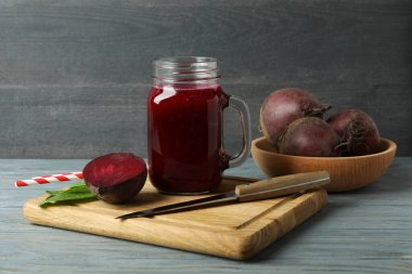 Pancar suyu ile sağlıklı içecek kavramı