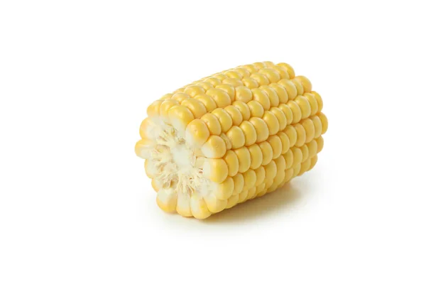 Fresh Raw Corn Isolated White Background — Stock Photo, Image