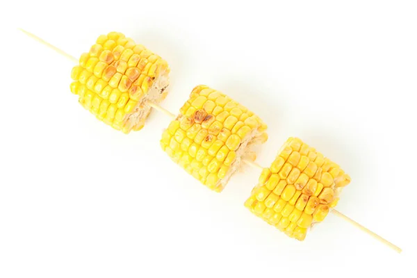 Tasty Grilled Corn Isolated White Background — Stock Photo, Image