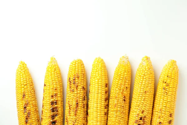 Konzept Der Schmackhaften Speisen Mit Gegrilltem Mais — Stockfoto